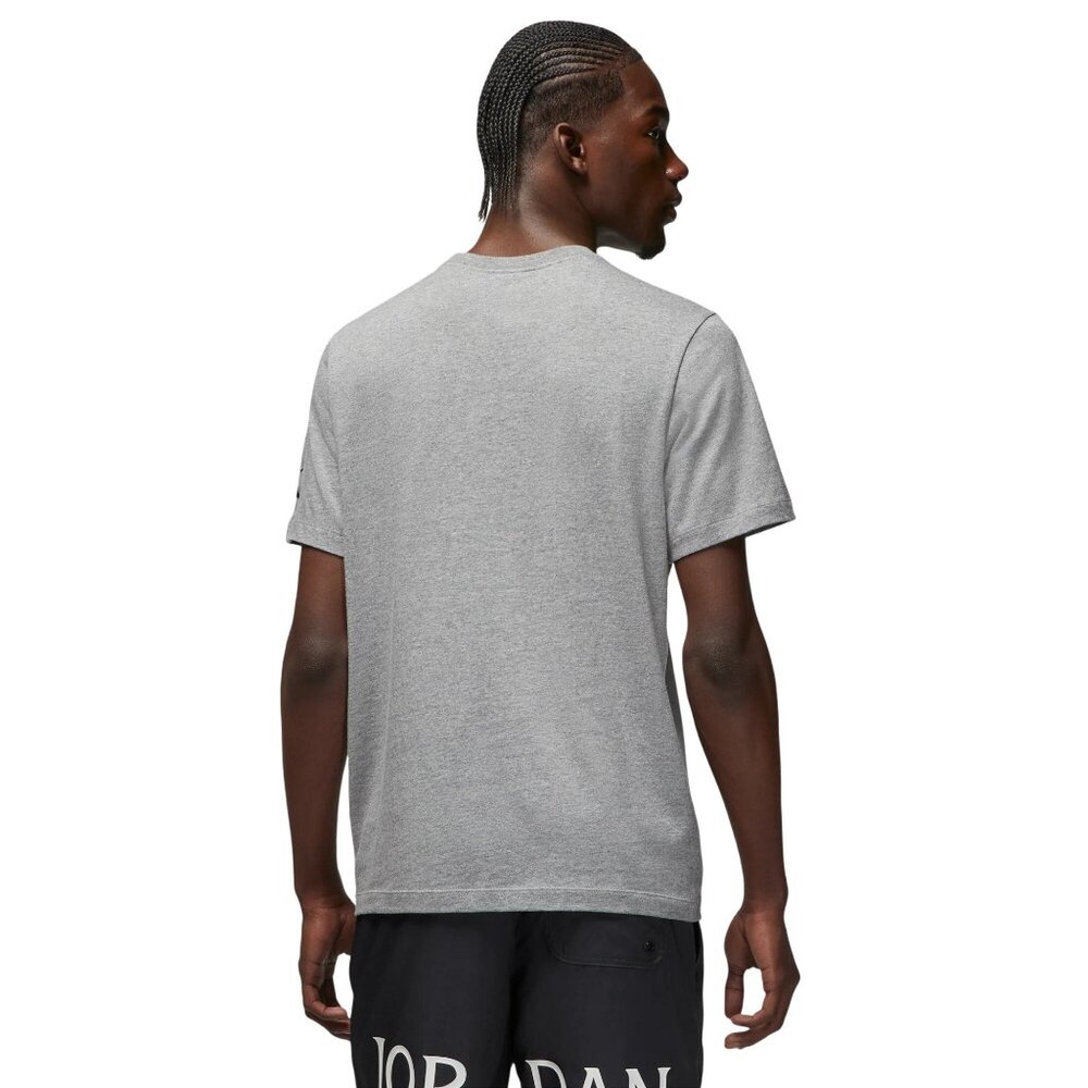 Nike Men's Jordan Air Embroidered Crew T-Shirt SS Grey Size 2XL NEW WITH TAGS - Picture 2 of 4